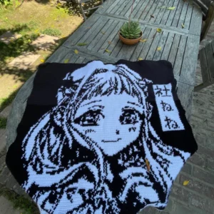 crochet wall hanging